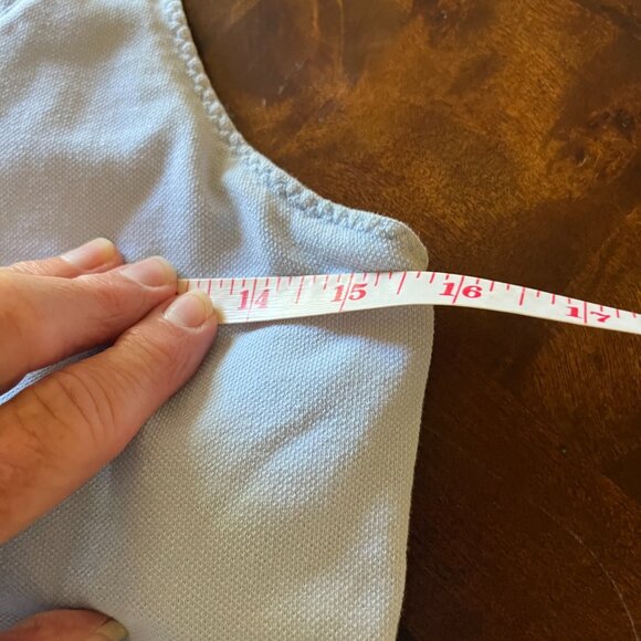 Light Blue Size Medium Columbia Tank Top with adjustable spaghetti straps - Picture 7 of 8